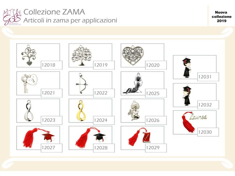 Ciondoli In Zama Per Applicazioni Bomboniere