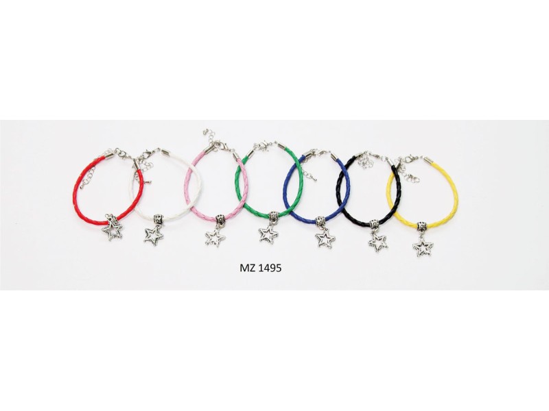 BRACCIALI BOMBONIERE CON STELLA IN COLORI ASSORTITI