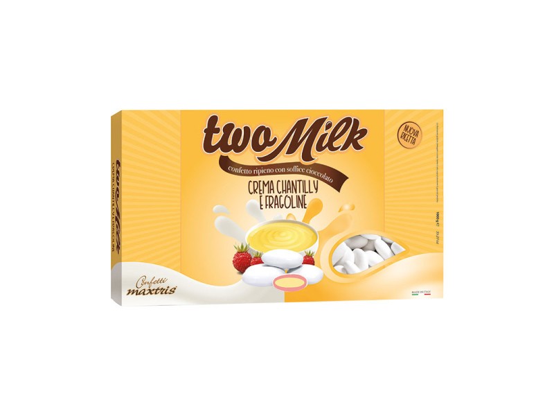 Confetti Twomilk Crema Chantilly e Fragoline