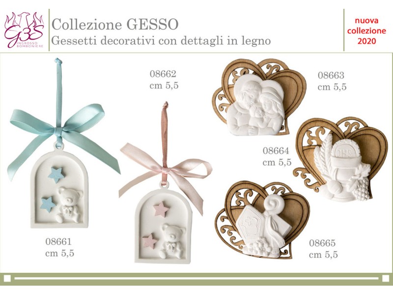 Gessetti Con Legno Nascita e Battesimo