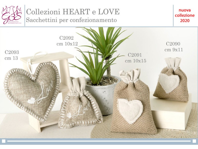 Bomboniere Sacchetti Collezione Love