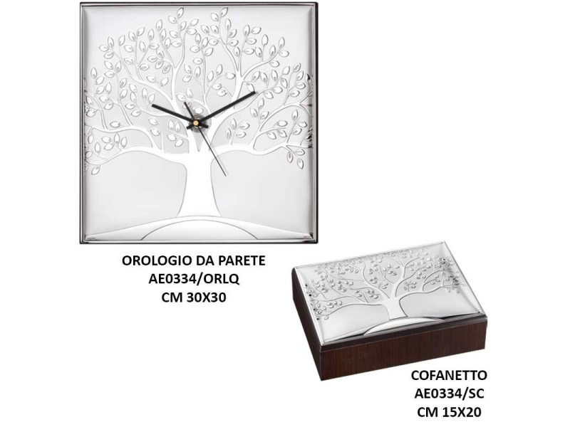 Orologio foto albero della vita e cofanetto