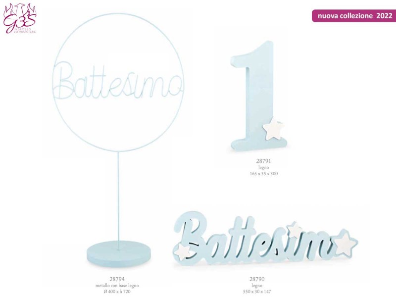 ALLESTIMENTO BATTESIMO CELESTE