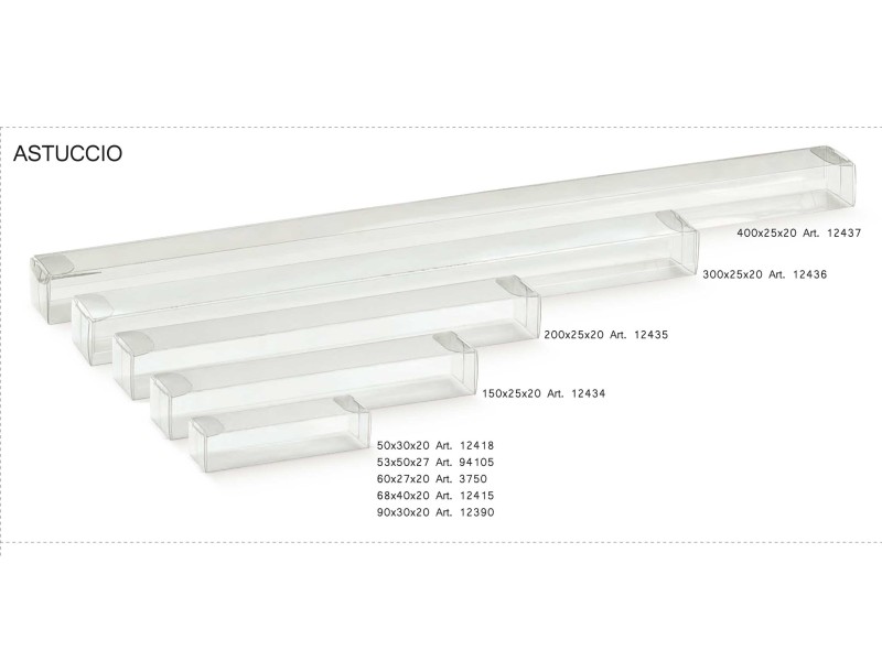 ASTUCCI TRASPARENTI LUNGHI