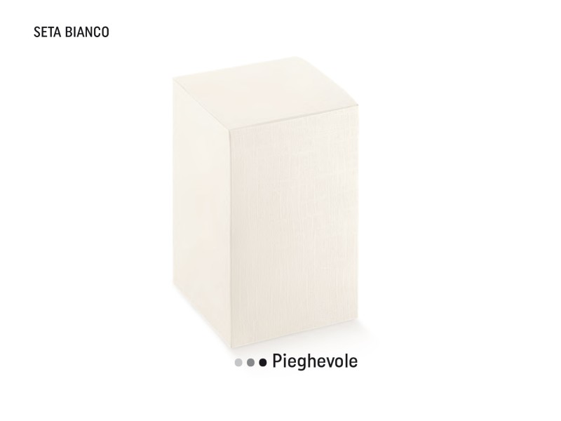 PIEGHEVOLE SETA BIANCO