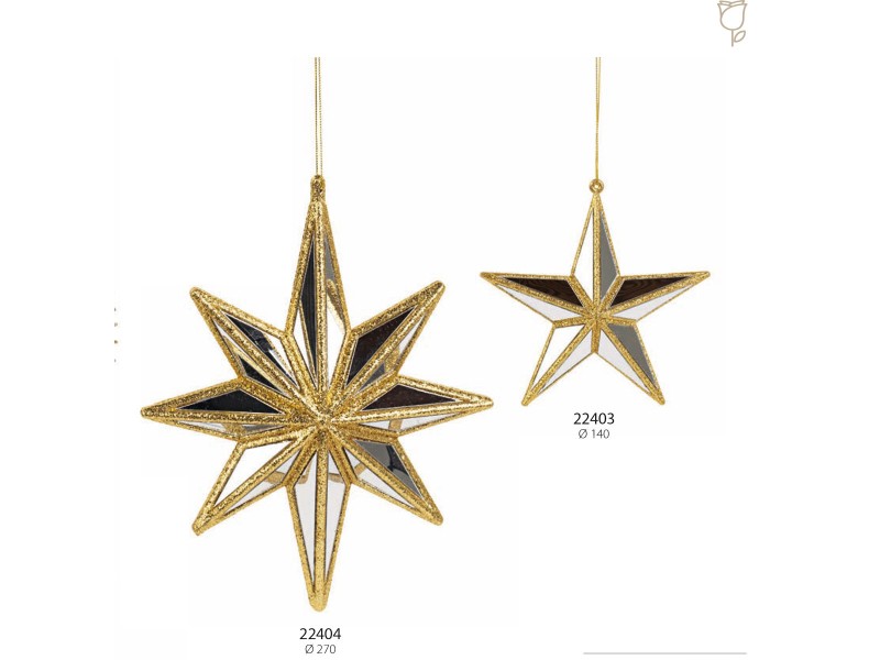 stelle specchi oro