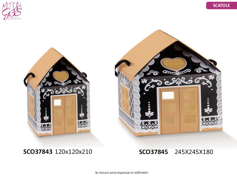 Casetta Black Little Houses